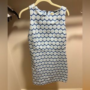 Alice & Olivia blue dot mini dress size 12